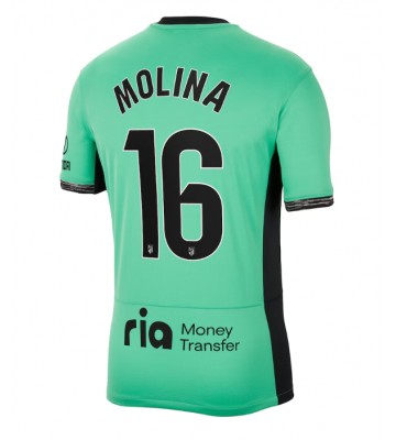 Atletico Madrid Nahuel Molina #16 Tercera Equipación 2023-24 Manga Corta